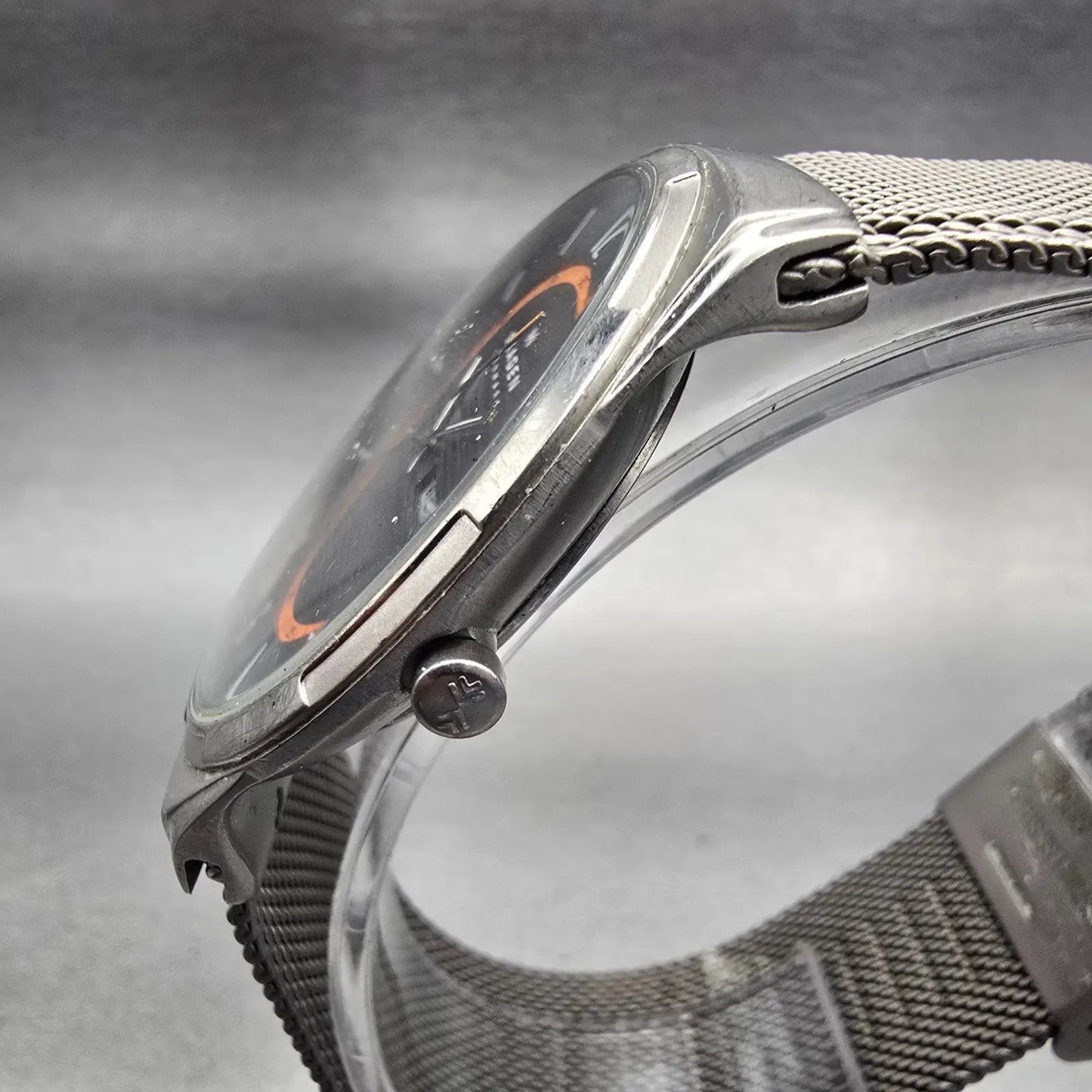 Skagen Melbye Watch Men 40mm Gray Dial Titanium Daydate SKW6007 New Battery2