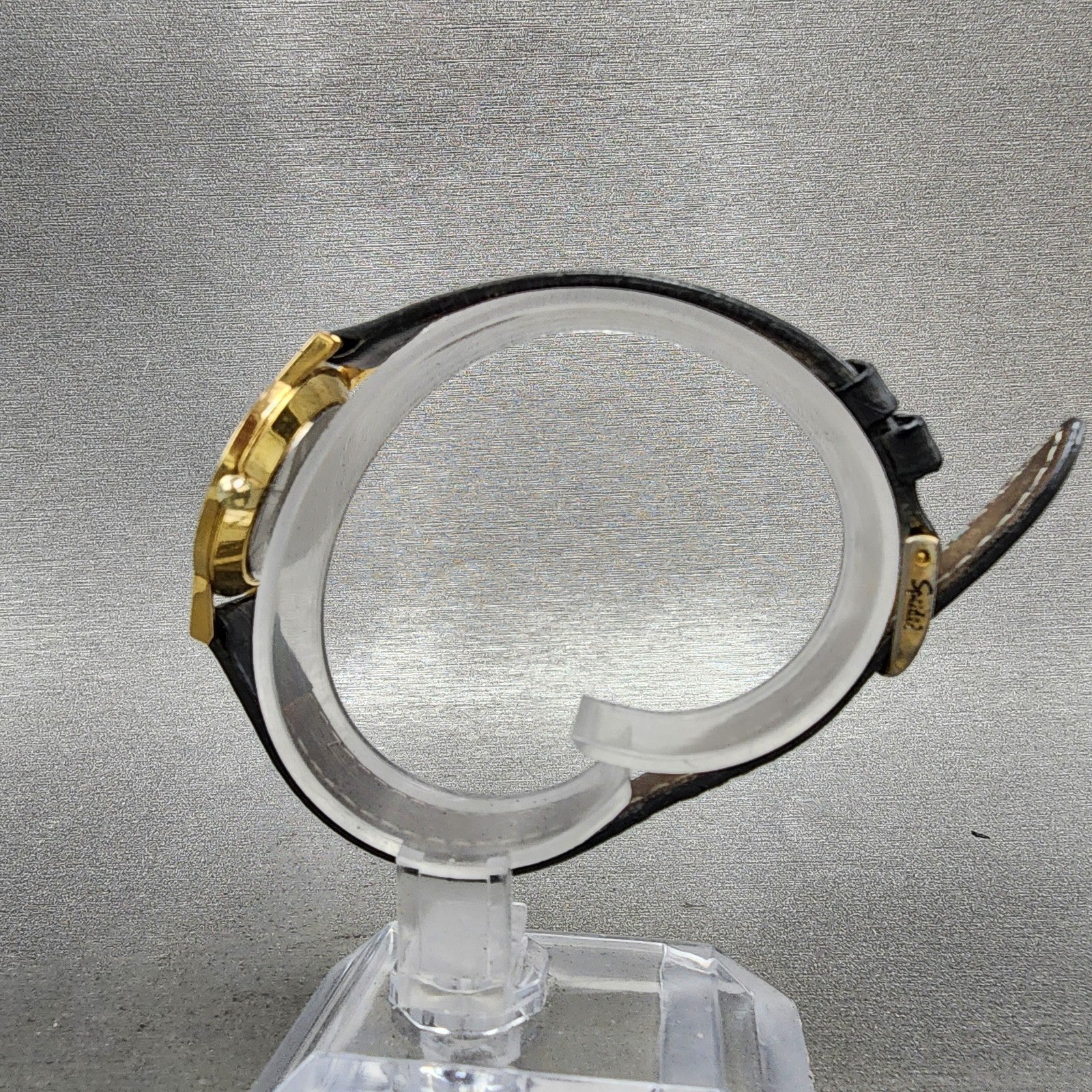 Movado Museum Watch Women 25mm Blue Dial Gold Tone Round 8725832 New Battery6