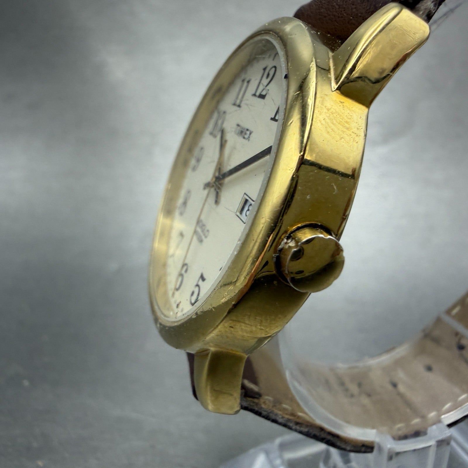 Timex Easy Raeder Watch Men 38mm White Dial Gold Tone Date TW2P75800 New Battery2