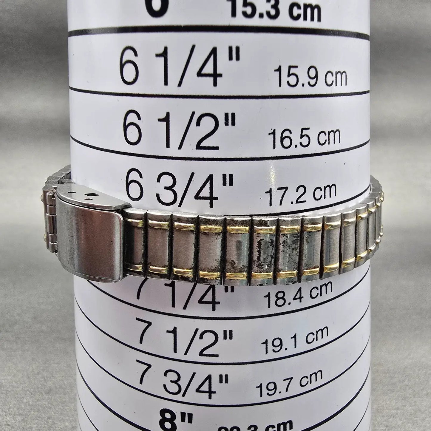 Seiko Watch Women 24mm Gray Dial Two Tone Round 7321-0150 New Battery Vintage9