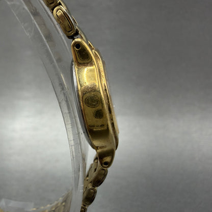 Seiko Watch Women 19mm Cream Dial Gold Tone Round 1N010K30 New Battery3