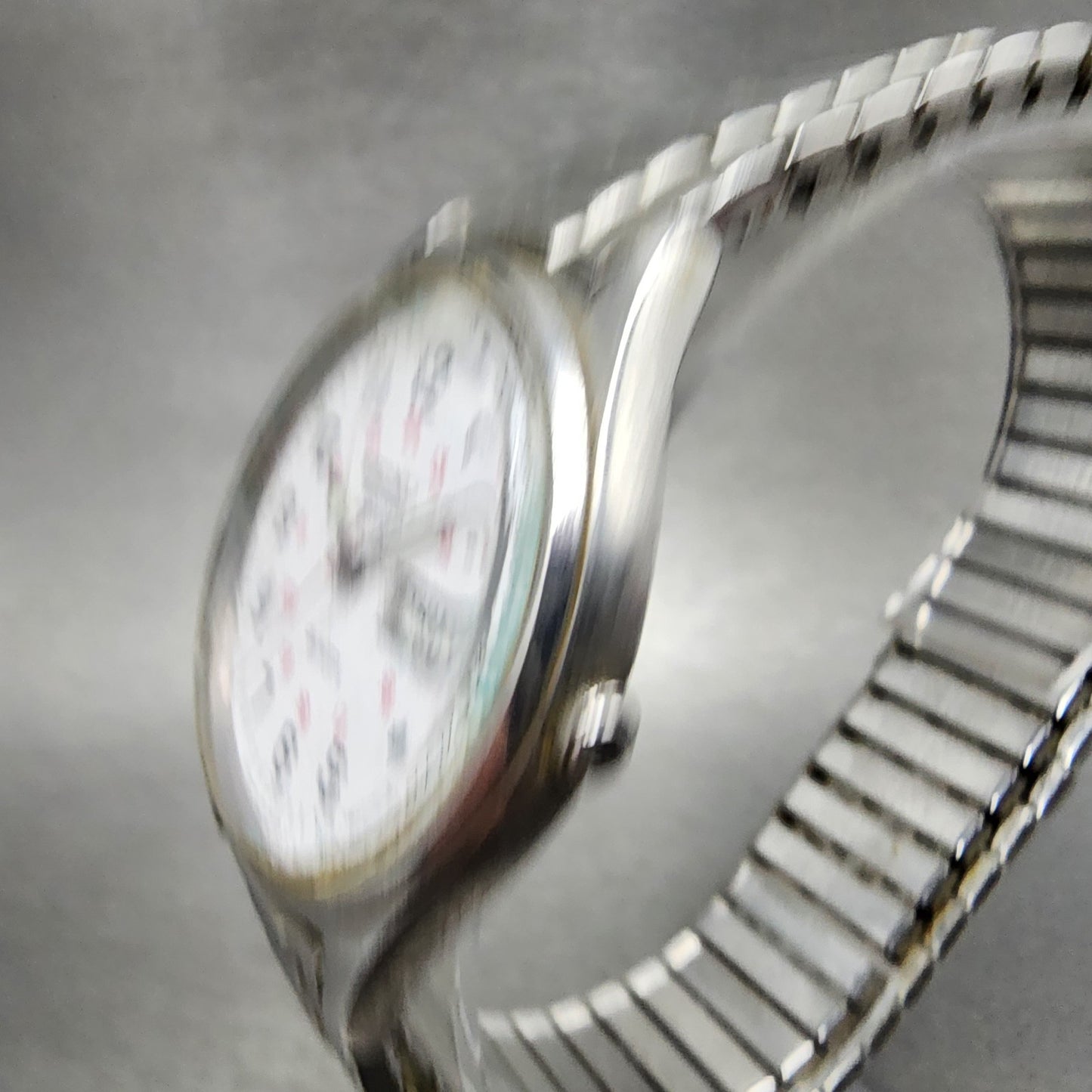 Seiko Railroad Approved Watch Men 35mm White Dial Silver Daydate 7N438A39 PART3