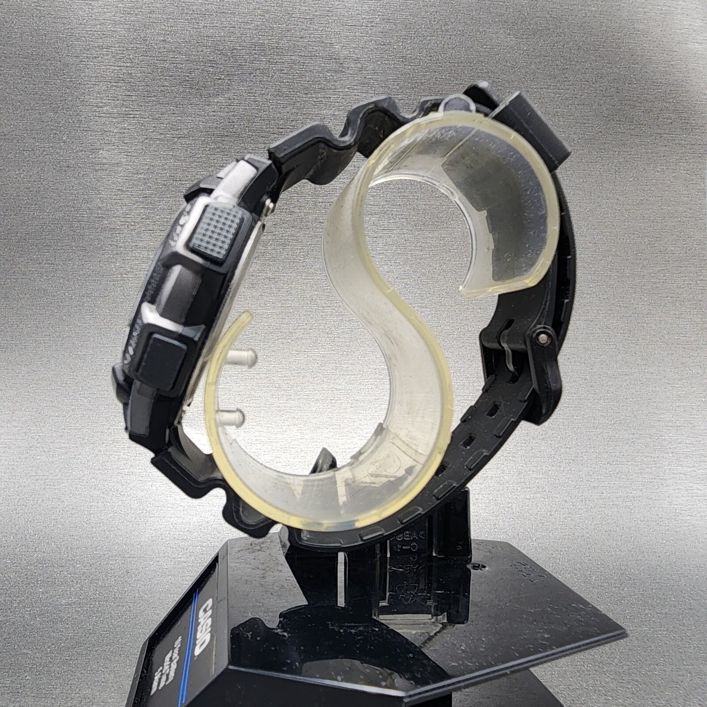 Casio AE1000W Watch Men 41mm Digital Black Gray Tone World Time Alarm New batt7