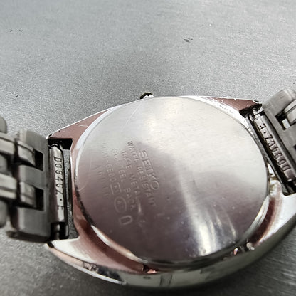 Seiko Lucent Watch Men 33mm Gray Dial Two Tone Round Vintage 5e216e60 PARTS10