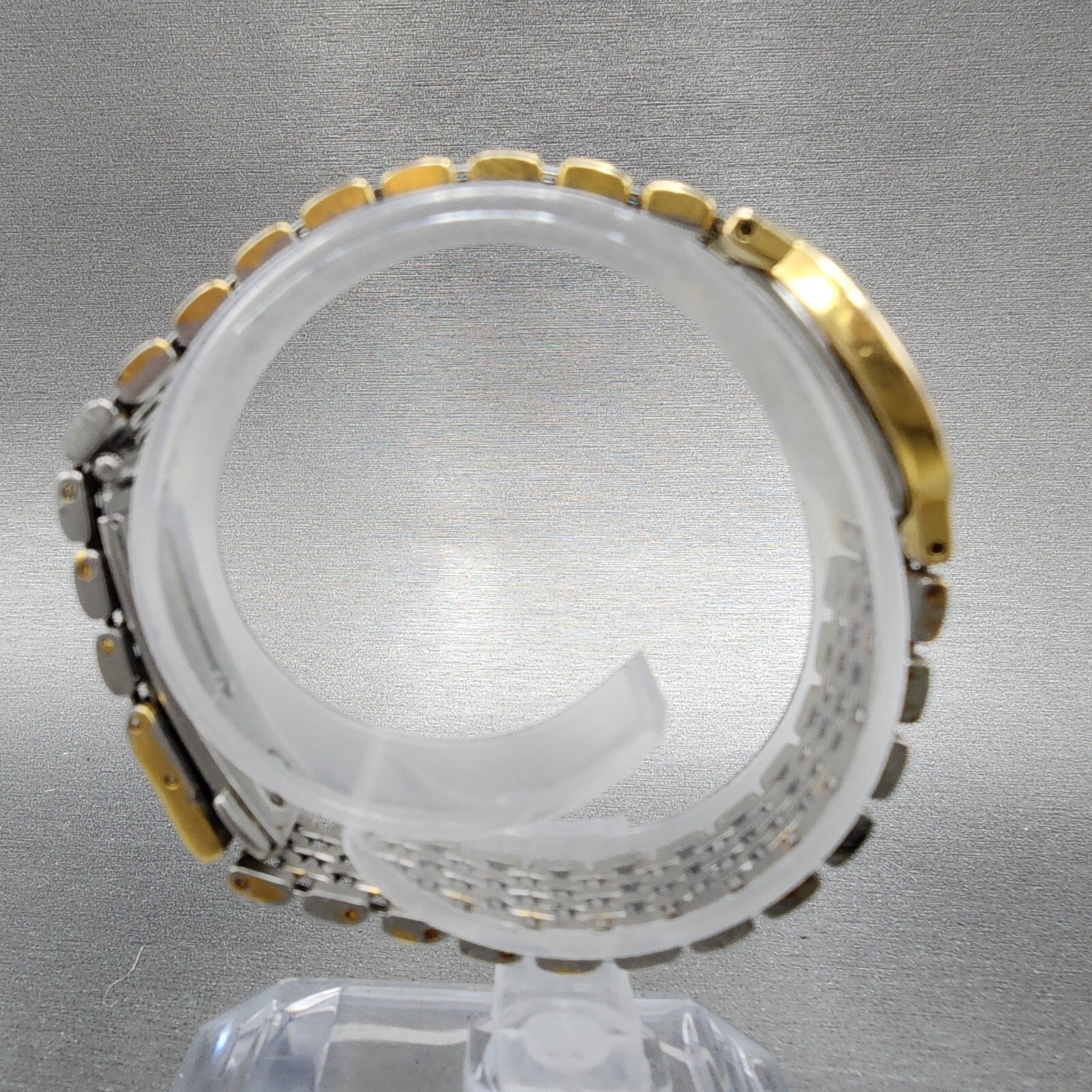 Omega De Ville Watch Women 22mm Gold Dial Two Tone 795.0897.2 Warranty Card PART9
