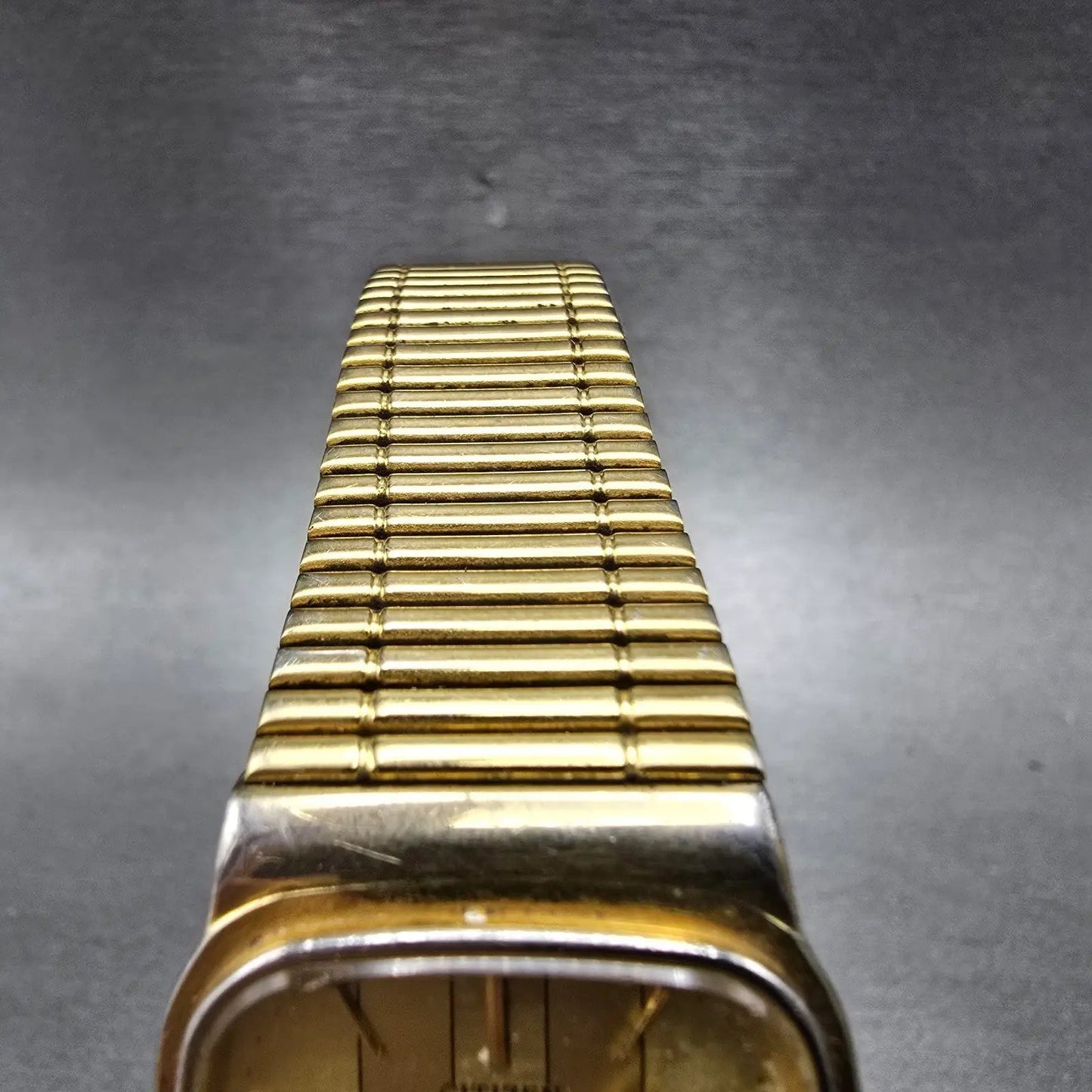 Citizen CQ Watch Men 27mm Champagne Dial Gold Tone Rectangle 6031-S23691 PARTS5