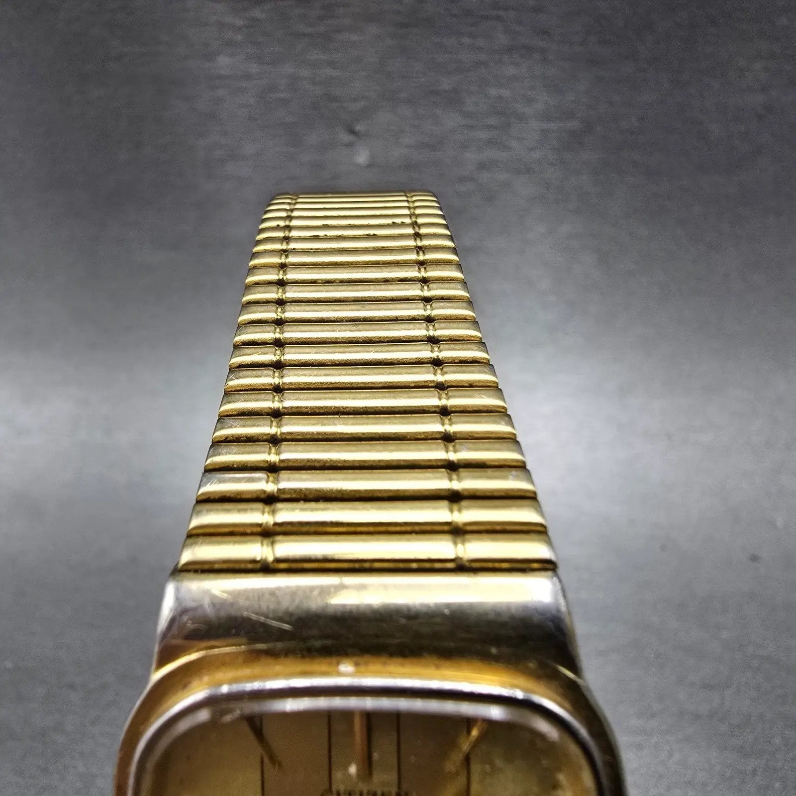 Citizen CQ Watch Men 27mm Champagne Dial Gold Tone Rectangle 6031-S23691 PARTS5