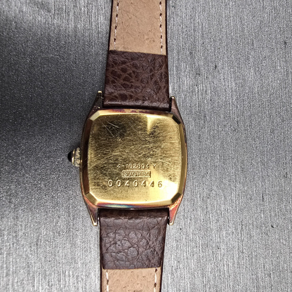 Citizen Exceed Tank Watch Women 21mm Champagne Dial Gold 4-102894 New Battery JP10