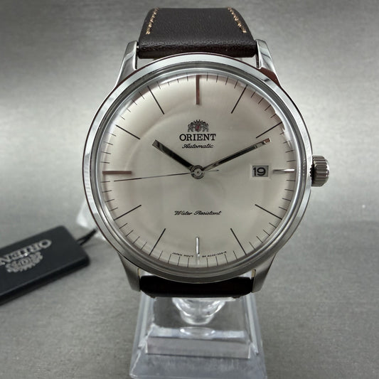Orient Bambino Watch Men 41mm White Dial Stainless Steel Date Round Automatic AB0