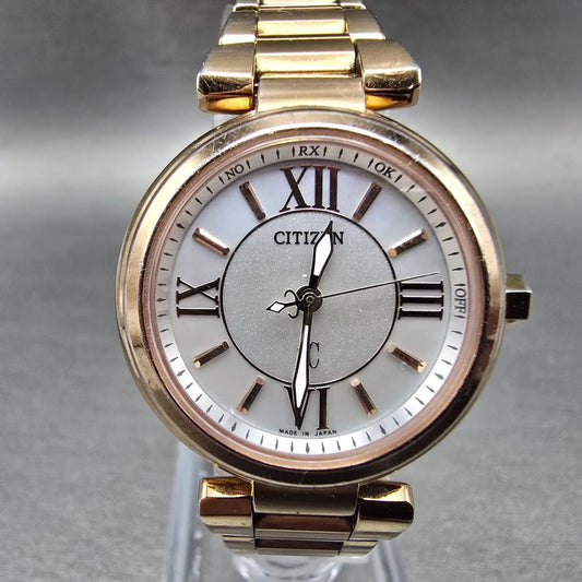 Citizen Eco-Drive Xc Watch Women 28mm MOP Dial Rose Gold Tone H335-T012353 PARTS0