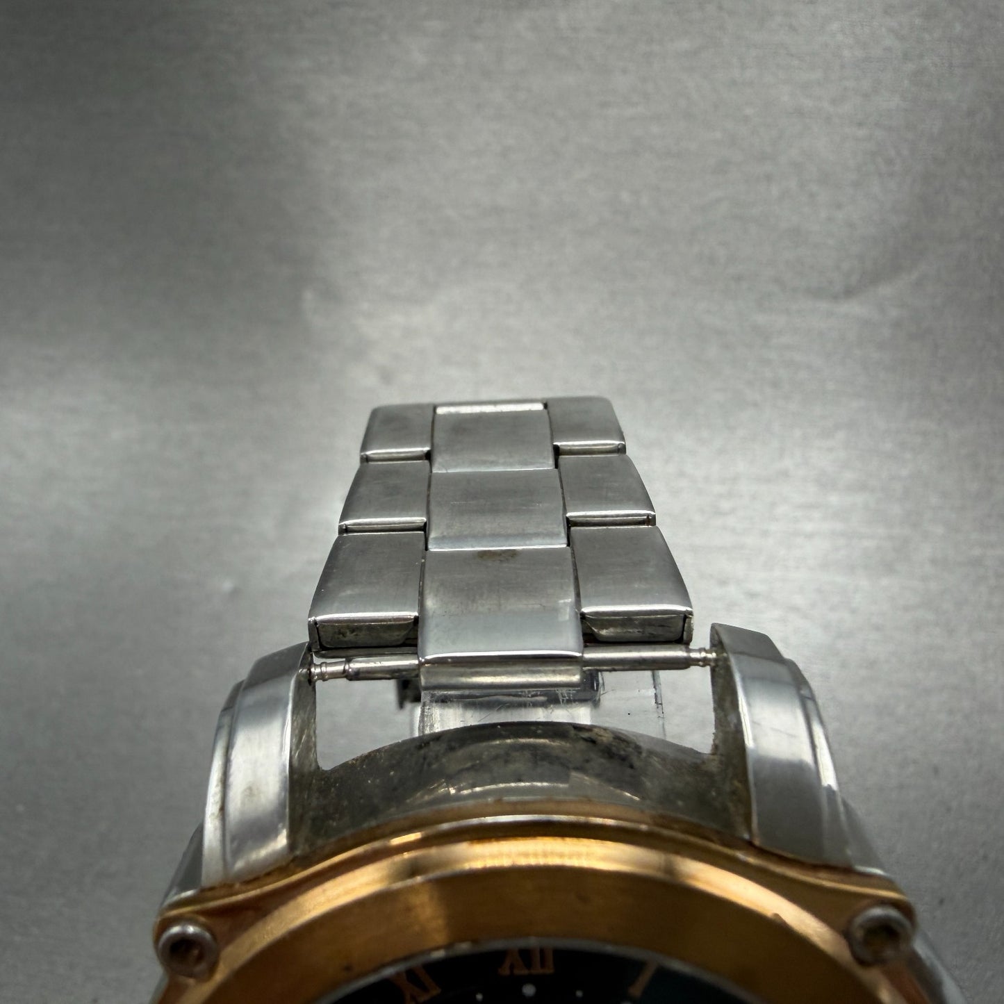 Invicta Watch Men 45mm Balk Dial Silver Tone Date Round 6966 New Battery4