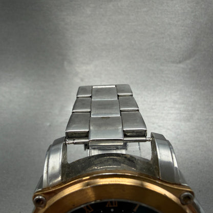 Invicta Watch Men 45mm Balk Dial Silver Tone Date Round 6966 New Battery4