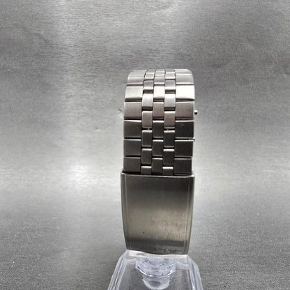 Seiko ALBA Watch Men 29mm White Dial Silver Tone Analog Digital V041-5050 PARTS8