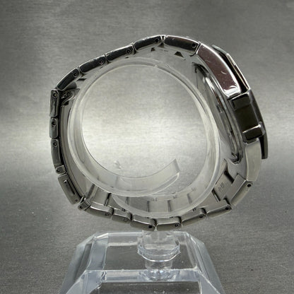 Seiko Coutura World Timer Watch Men 42mm Black Dial Steel Date 5T82-0AA0 PARTS9