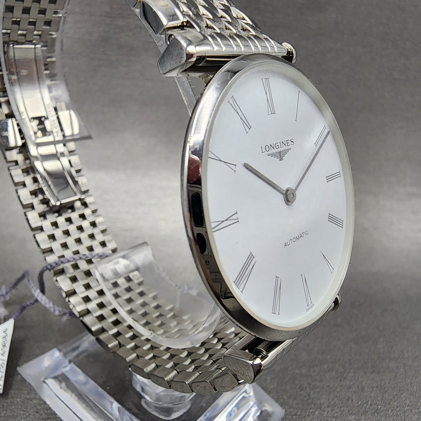 Longines La Grande Classique Automatic Watch Men 36mm White Dial Steel L4.918.43