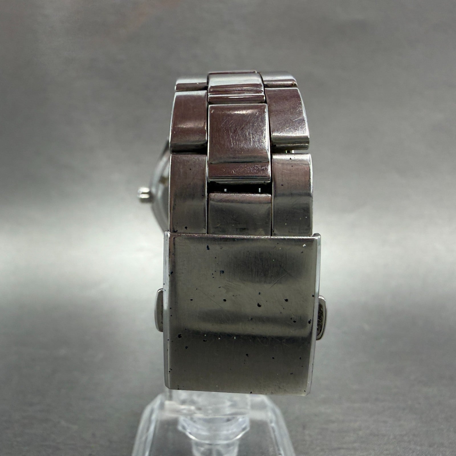 Seiko Watch Men 37mm White Dial Silver Tone Daydate Round 7N43-9080 New BatteryG7