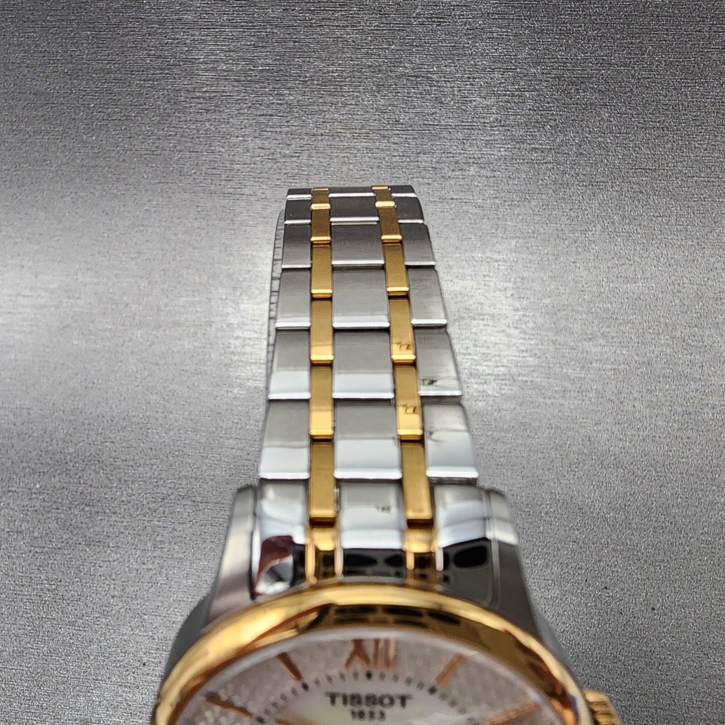 Tissot Chemin Des Tourelles Powermatic 80 Watch Women 32mm MOP Dial Two Tone4
