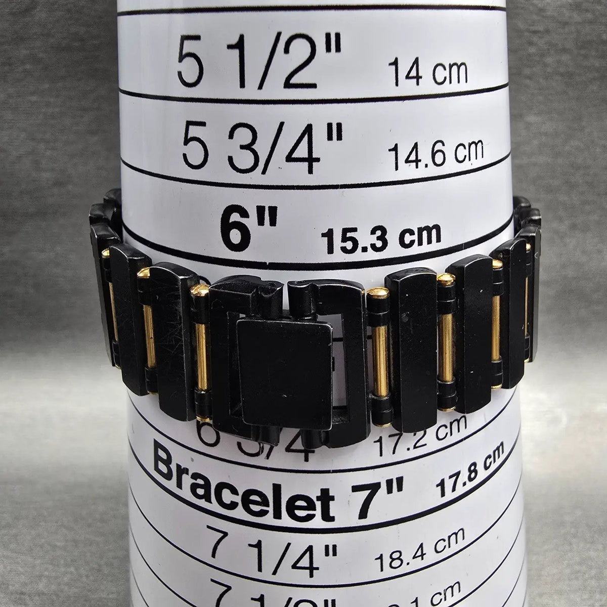 Seiko Tank Watch Men 24mm Black Dial Two Tone Rectangle 7320-5989 New Battery9