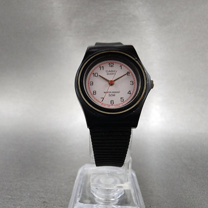 Casio Watch Women 24mm White Dial Black Tone Round LQ30W New Battery5