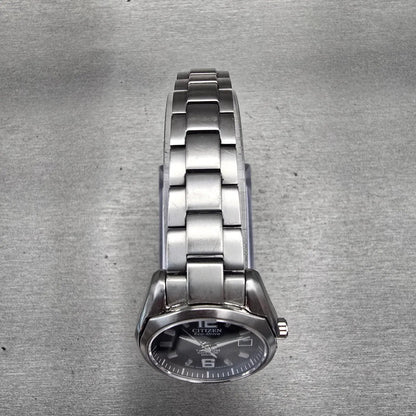 Citizen Eco-Drive Watch Women 27mm Black Dial Titanium Date E011-S068479 Works4