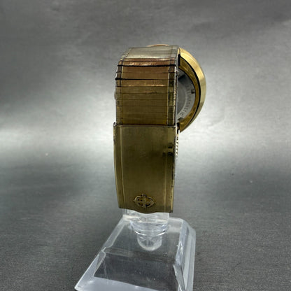 Zodiac Astrographic SST Watch Men 40mm Brown Dial Gold Tone Date Automatic Runs7