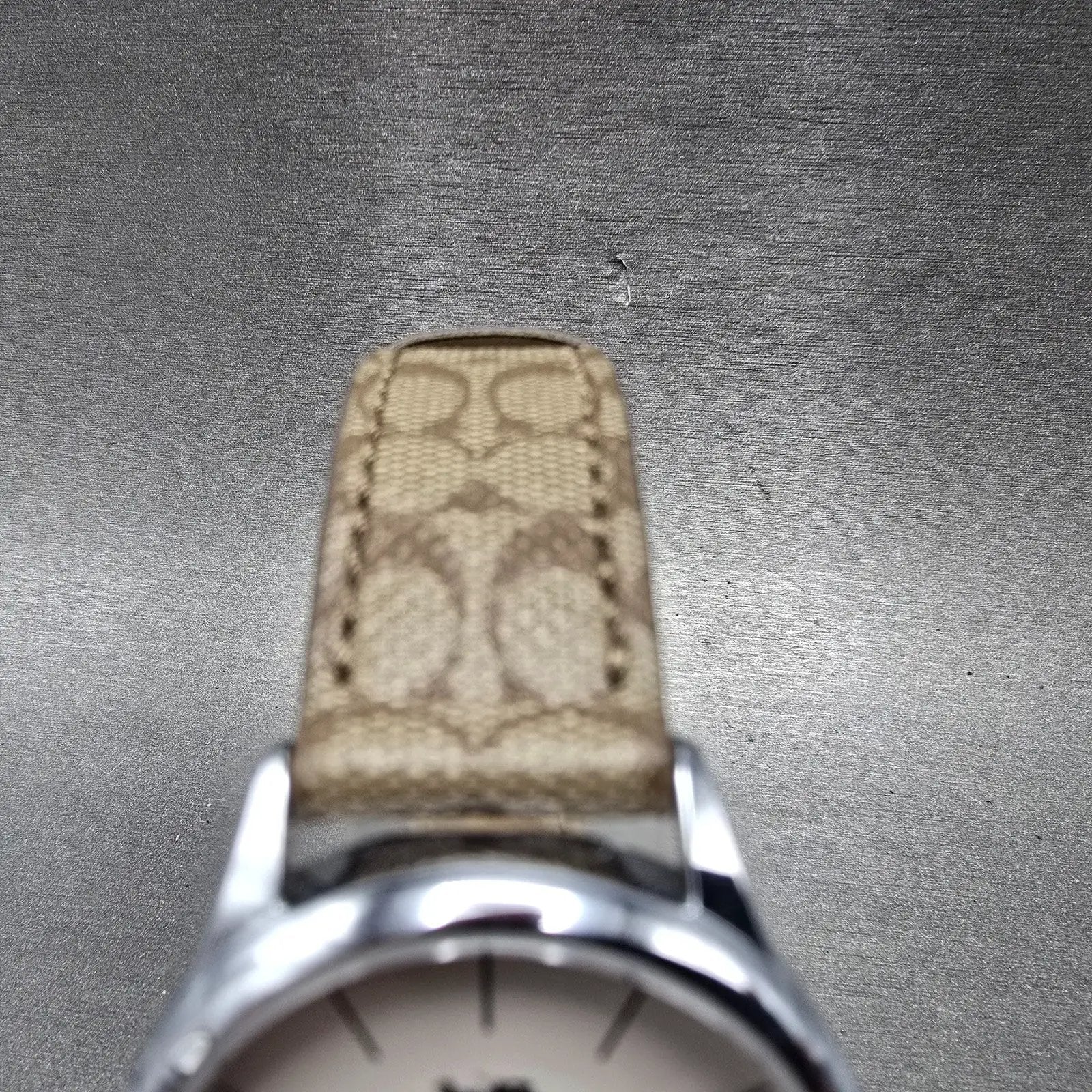 Coach Ruby Watch Women 32mm Cream Dial Silver Tone Round New Battery4