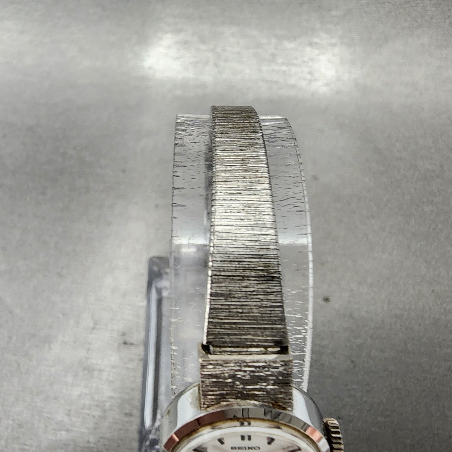 VTG Seiko Watch Women 19mm White Dial Gold Plated Manual Wind 110690 Runs3