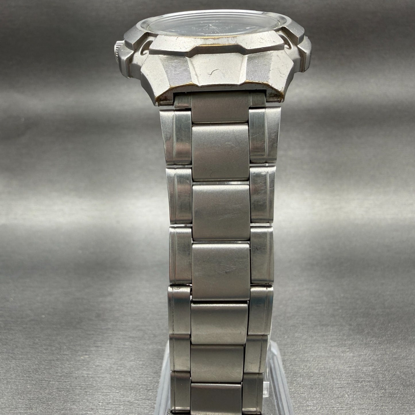 Casio MTP-3036 Watch Men 41mm Blue Dial Silver Tone Date Round PARTS!!!!!!!!!!!!2