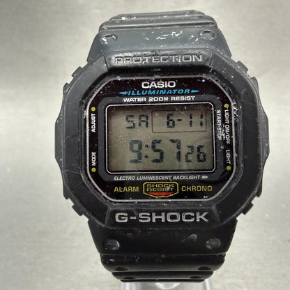 Casio DW-5600E Watch Men 44mm Digital Black Alarm Chrono 3229 Octagon New Batt0
