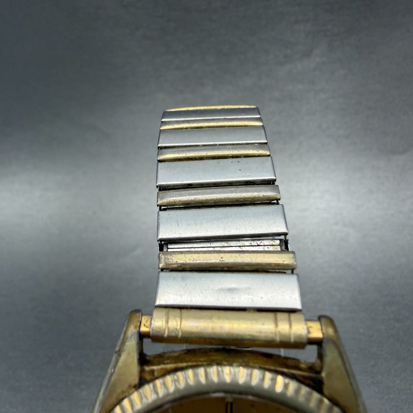 Seiko SQ president Watch Men 36mm Gold Dial Gold Tone Daydate 5h23-8029 NewBat 74