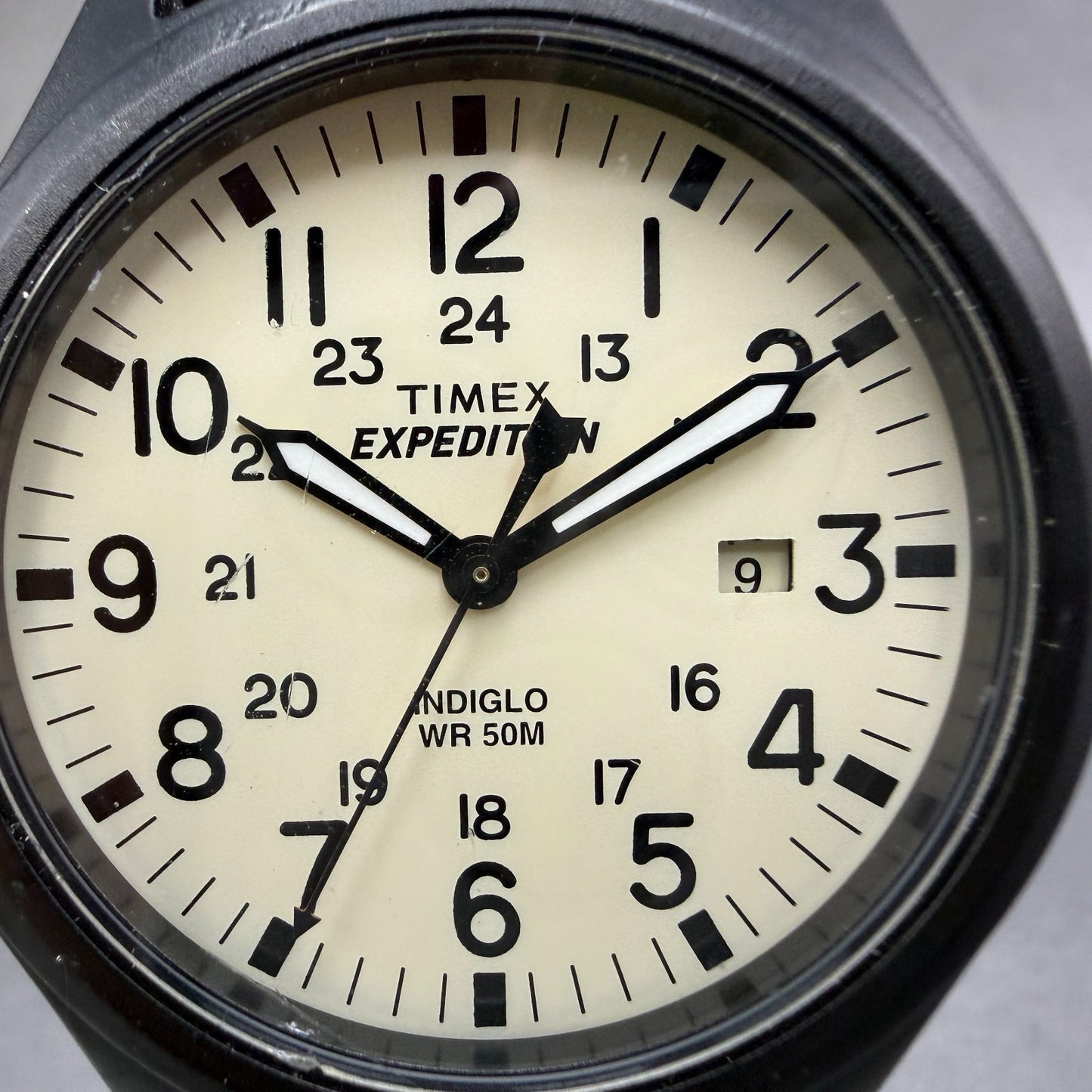 Timex Expedition Scout Watch Men 43mm White Dial Steel Date T49963 New Battery1