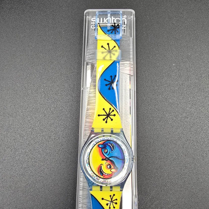 Swatch Artist Series 1996 Boxed Set of 6 Watches Men 34mm New Battery NOS Spring5