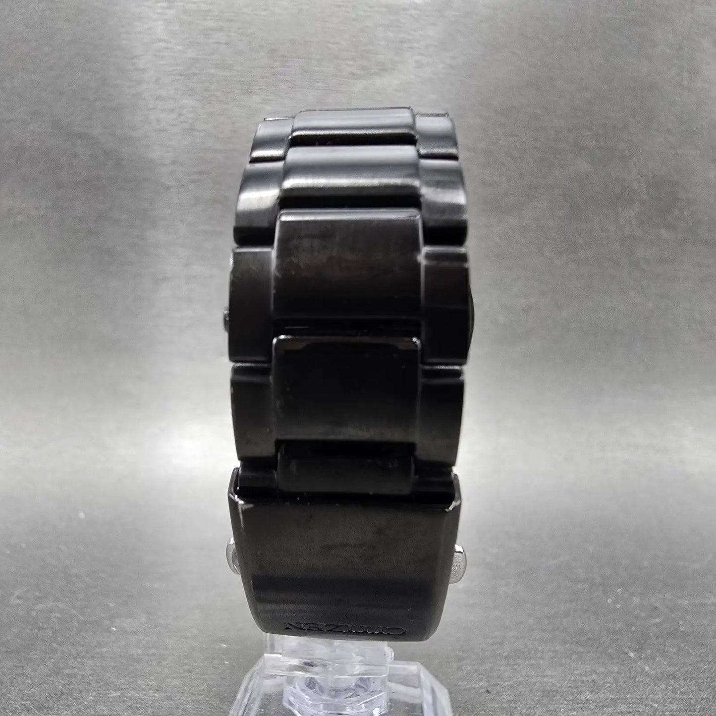 Citizen Eco-Drive Chronograph Watch Men 40mm Black Dial Black Tone Date Works7