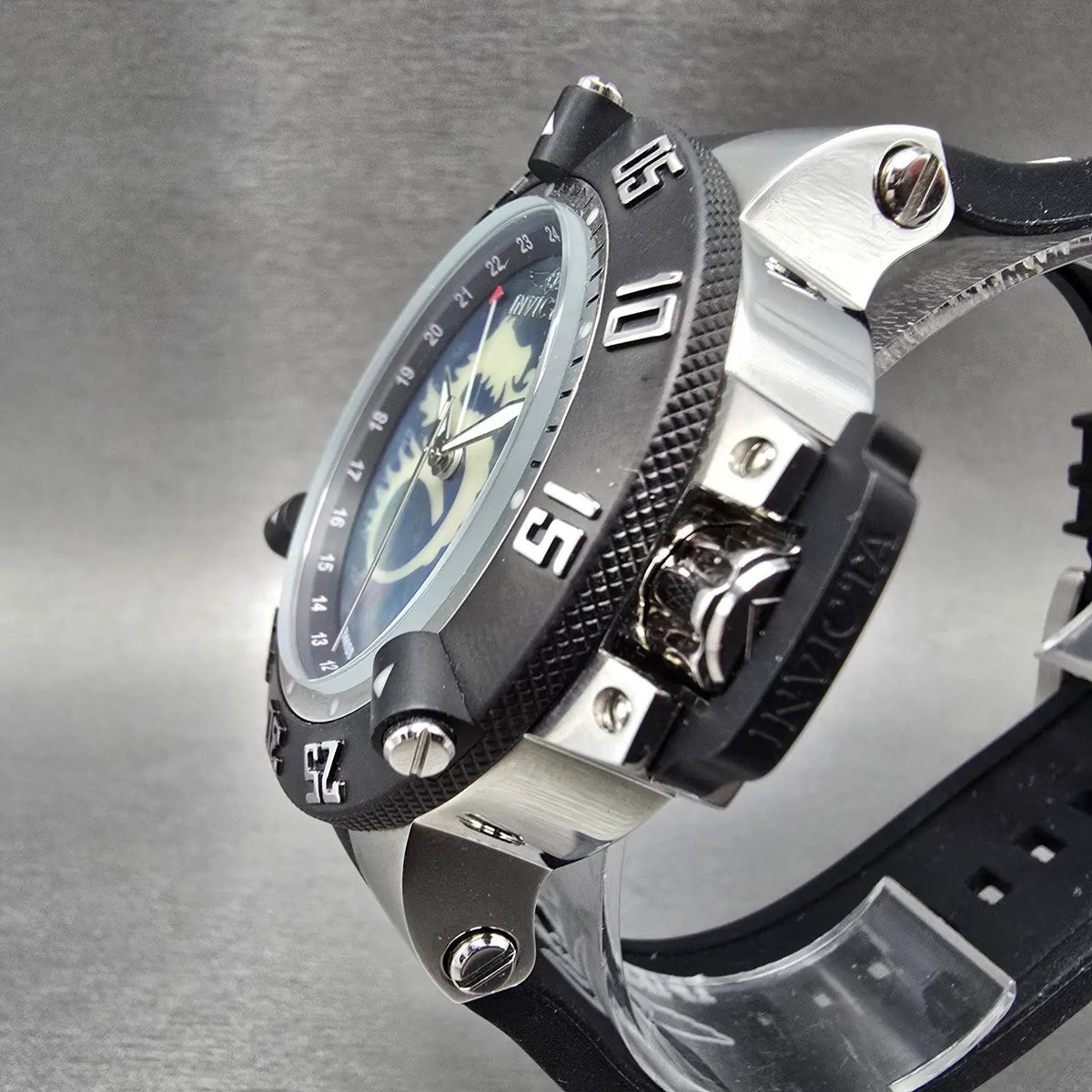 Invicta Subaqua Noma III GMT Watch Men 50mm MOP Dial Steel Date 0876 New Battery2