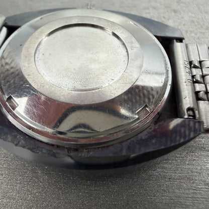 Rado Balboa V Watch Men 36mm Brown Dial Silver Tone Oval Date Automatic Runs11