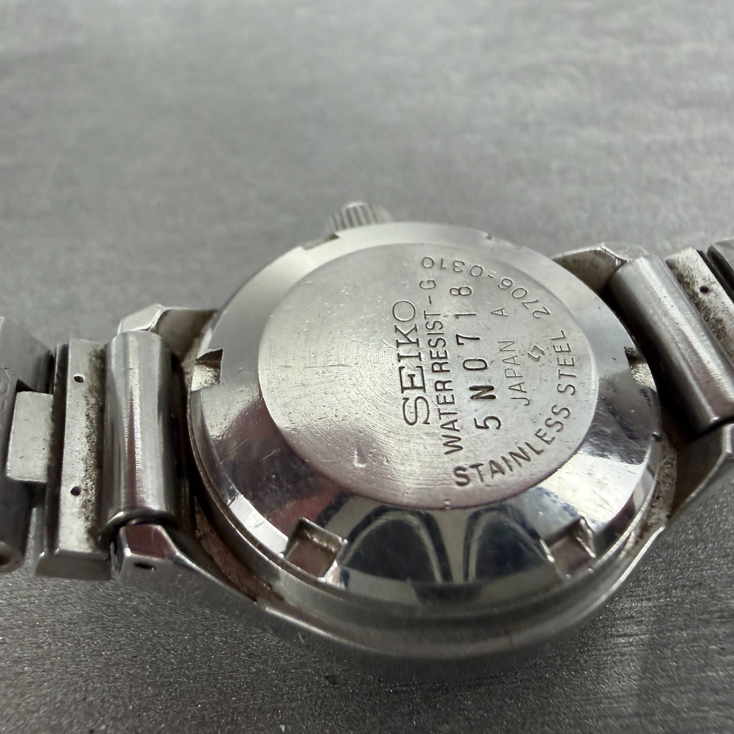 Seiko Automatic Watch Women 24mm Green Dial Silver Tone Daydate 2706-0310 Runs9