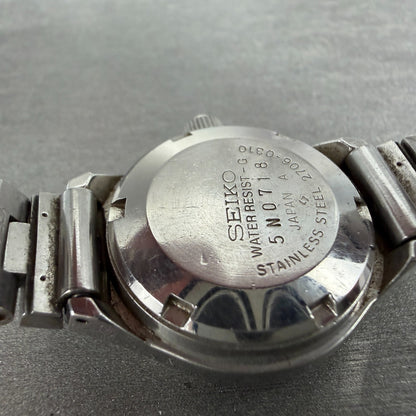 Seiko Automatic Watch Women 24mm Green Dial Silver Tone Daydate 2706-0310 Runs9
