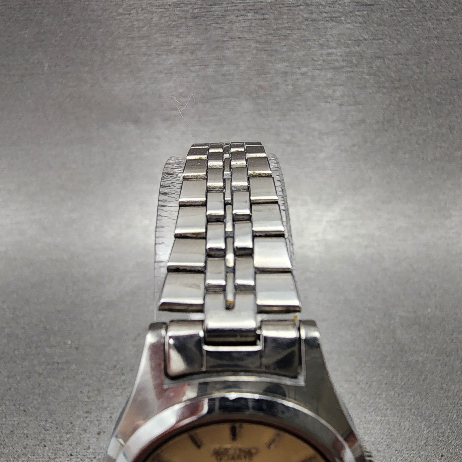 Seiko Watch Women 25mm Cream Dial Silver Tone Daydate 26230170 New Battery4