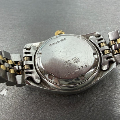 Longines Watch Women 26mm Champagne Dial Two Tone Date 152 1645 PARTS VTG10