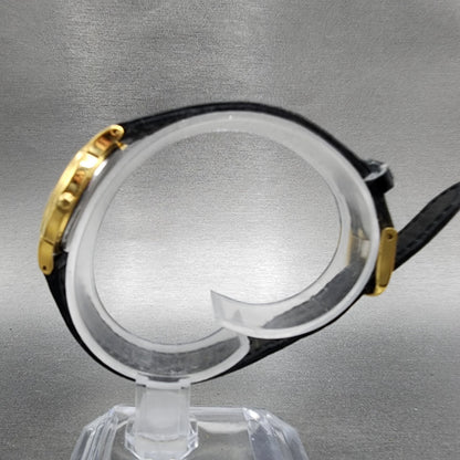 Seiko Watch Women 25mm Cream Dial Gold Tone Round 7N016880 New Battery6