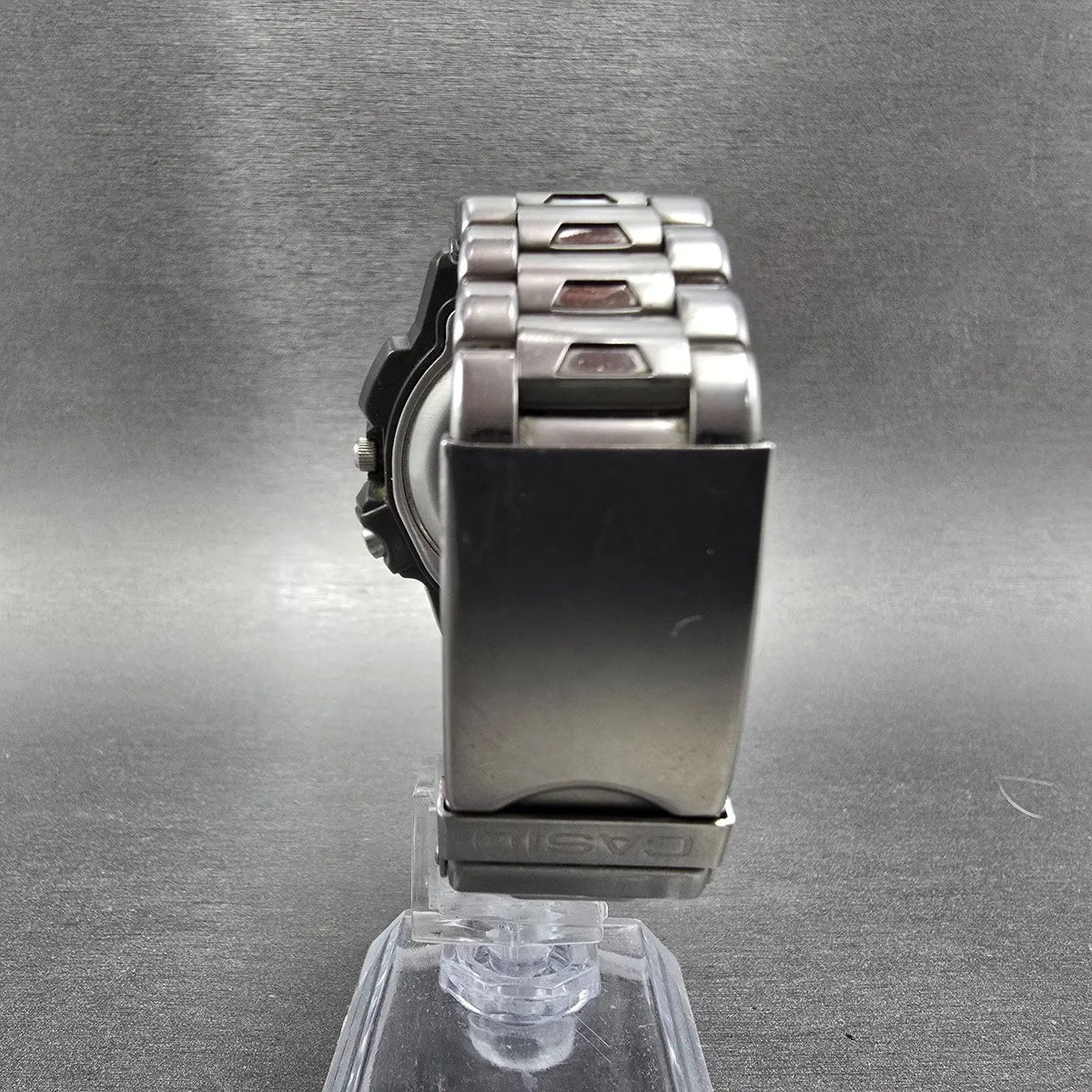Casio Duro 200 Watch Men 43mm Gray Silver Analog Digital DRO-207 New Battery JDM7