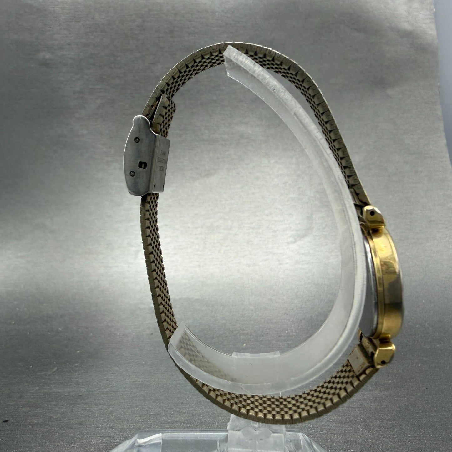 Seiko Watch Women 22mm Champagne Dial Gold Tone Round 4n21-0052 New Battery VTG8