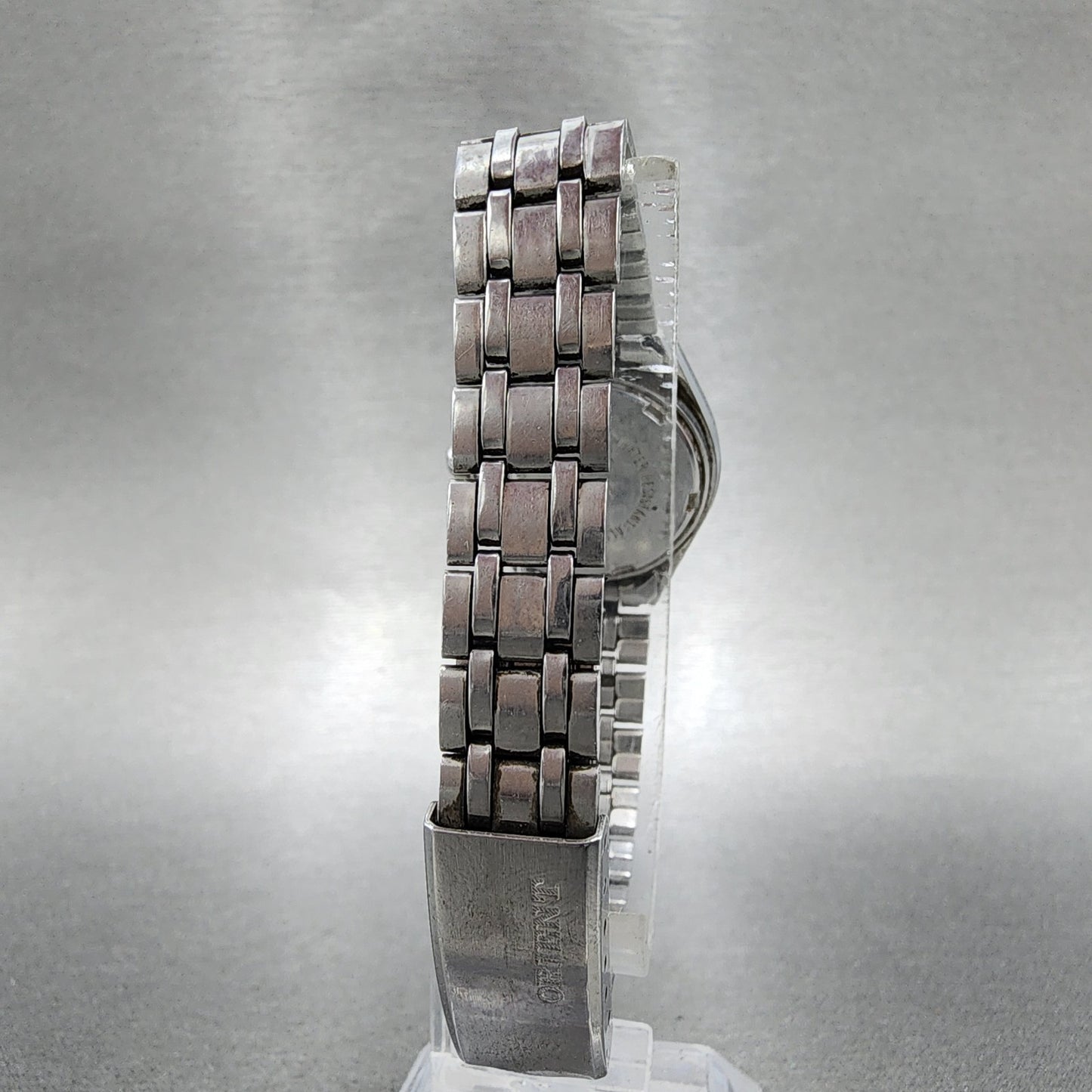 Orient Watch Women 25mm White Dial Steel Daydate Round E51930100CS New Batt7