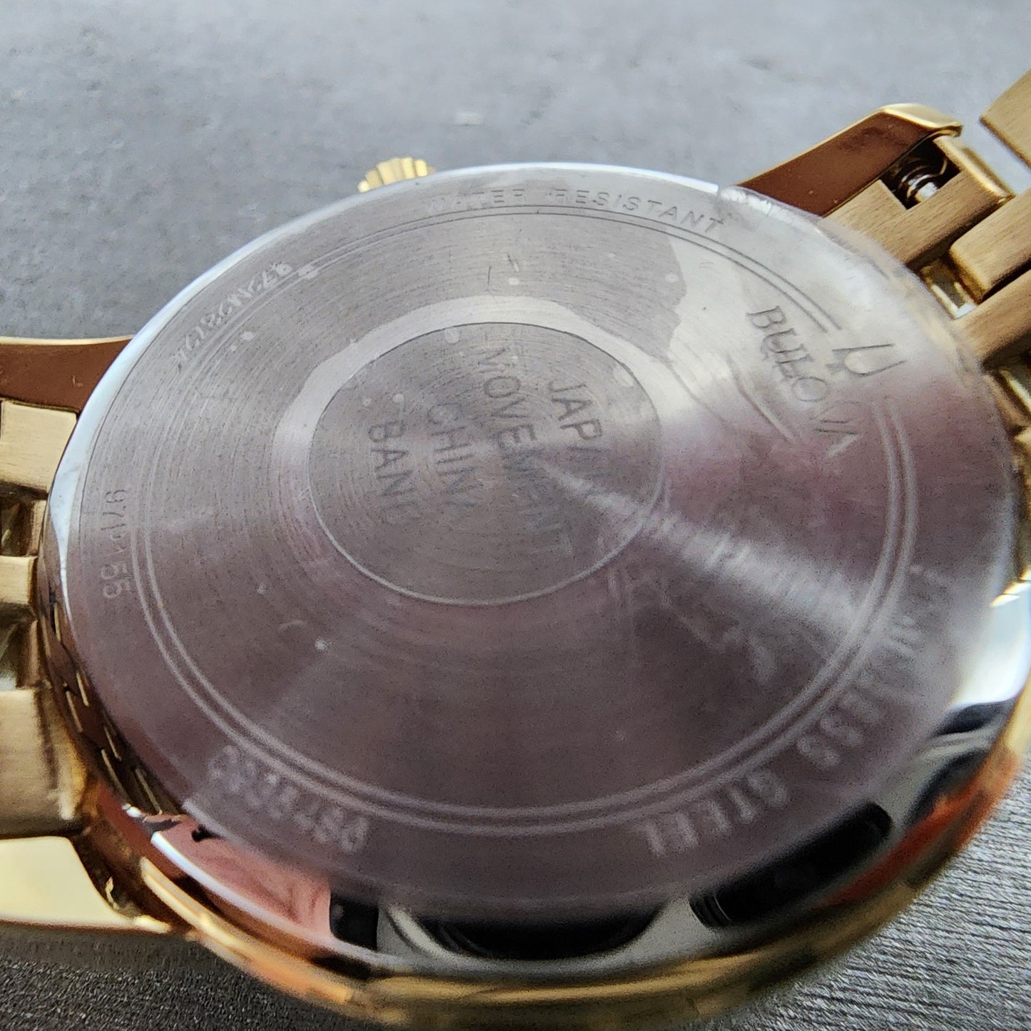 Bulova Watch Women 32mm Cream Dial Gold Tone Date Round 97P155 New Battery10