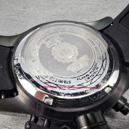 Invicta Corduba Collection Chronograph Watch Men 46mm Black Dial Black Tone Runs8
