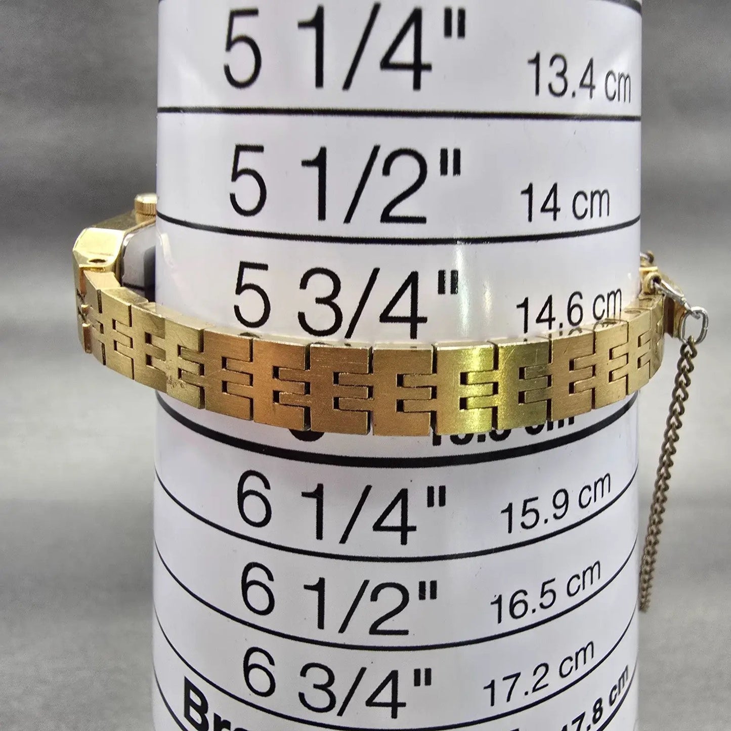 Seiko Watch Women 12mm Gold Dial Gold Tone Rectangle 1320-5029 New Battery VTG D9