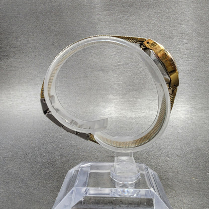 Citizen CQ Watch Women 18mm Cream Dial Gold Tone Round 4832779 New Battery9