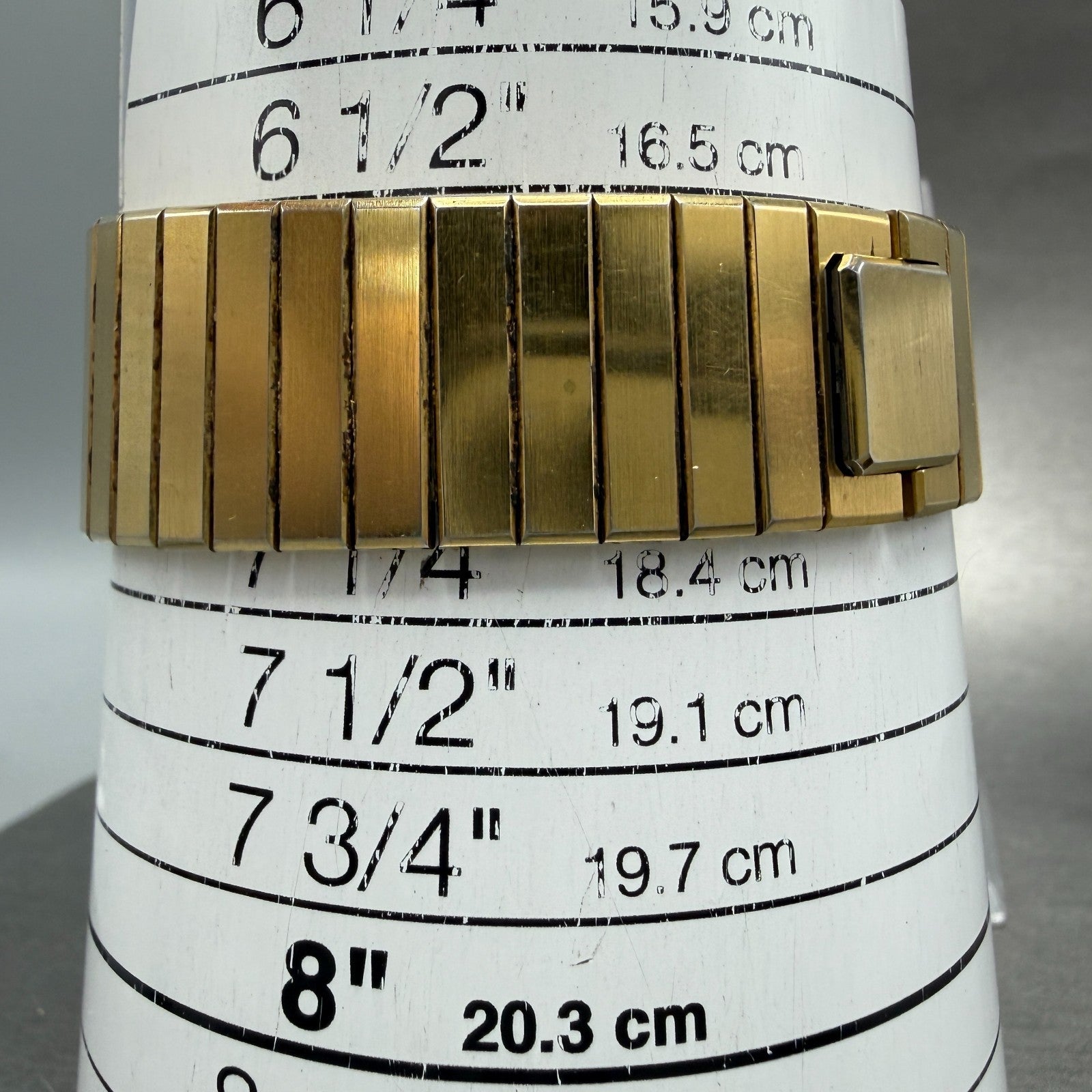 Seiko Lassale Tank Watch Men 24mm Champagne Dial Gold Tone 6730-5489 New Battery10
