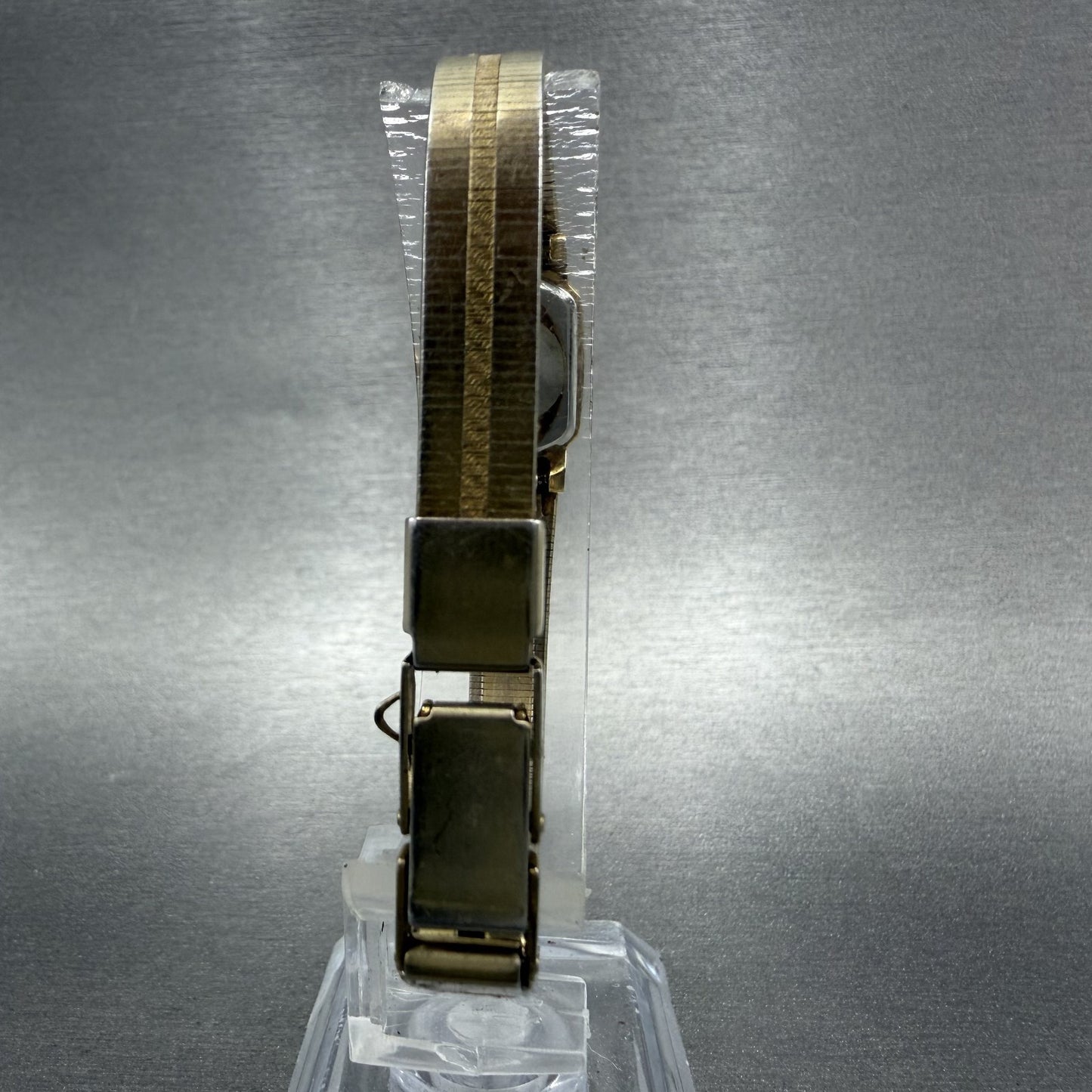 Citizen CQ Tank Watch Women 13mm Champagne Dial Gold Tone 2250 New Battery7