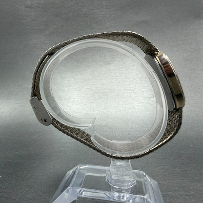 Nivada Watch Men 30mm Silver Dial Silver Tone Square N-21724 New battery8
